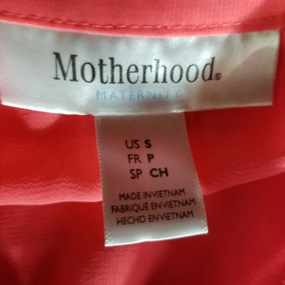 Motherhood Maternity Sleeveless Dress Pink Small